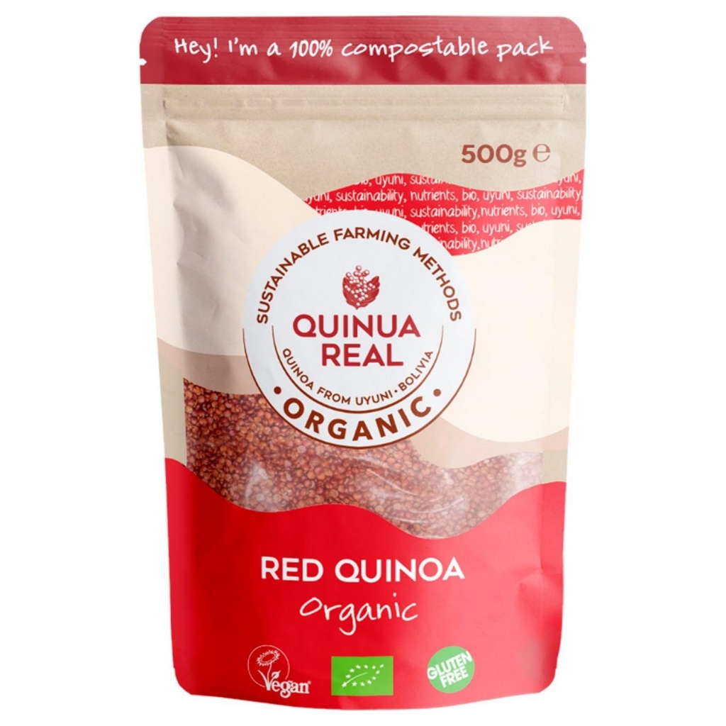 Quinoa Roja Ecológica Quinua Real Sin Gluten 500 G.