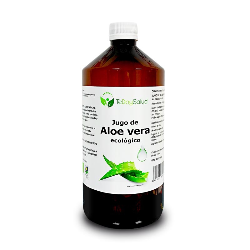 Jugo Aloe Vera (Sin Filtrar) Bio 1L. Tedoysalud