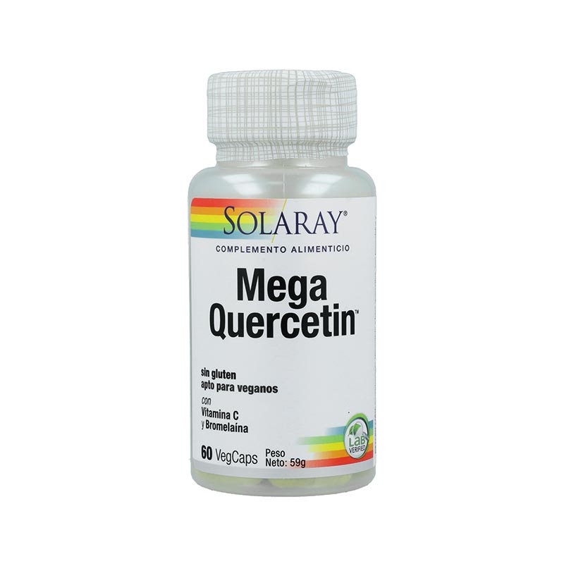 Mega Quercetina 60Caps. Solaray Quercitina 600 Mg