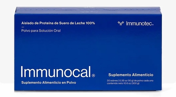 Inmunocal - Precusor del Glutatión 30Ud./300Gr. (Aislado de Proteína de Suero Lácteo Con Císteina Enlazada)