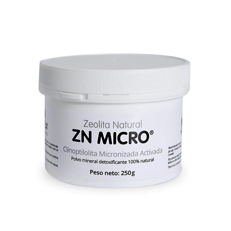 Capsulas Zeolita Natural Zn Micro 180Ud./500Mg. - Zeocat
